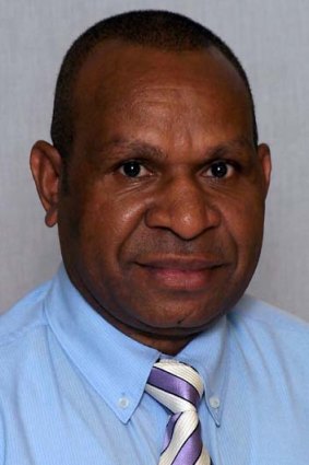 Denies any wrongdoing ... Papua New Guinea's Deputy Prime Minister, Belden Namah.