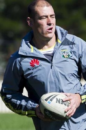 Bench star: Terry Campese trains on Thursday.
