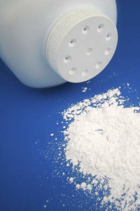 Talc warning: Powder particles could travel into the body and trigger inflammation, which allows cancer cells to flourish, scientists say.