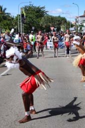 Locals gather for the 20th anniversary celebrations of the historic Mabo land rights decision.