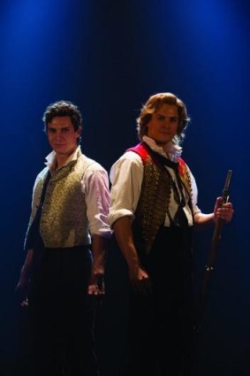 French connection: Euan Doidge and Chris Durling in <i>Les Miserables</i>.