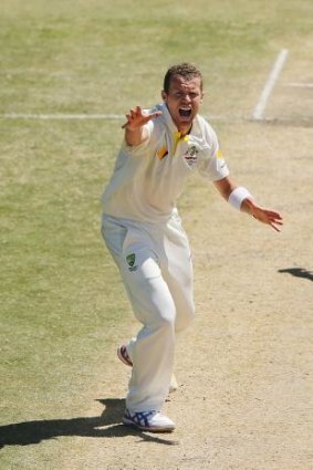 Peter Siddle: the race for pace.
