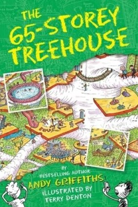 <i>The 65-Storey Treehouse</i> by Andy Griffiths and Terry Denton.