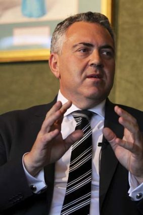 Treasurer Joe Hockey: "Absolutely committed" to seeing the government's agenda through, "because we must".