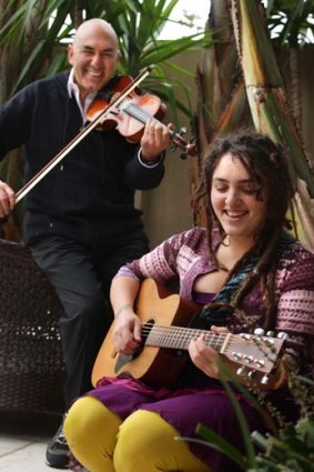 Danny and Shelley Segal, father and daughter, still share their music if not their religious beliefs.