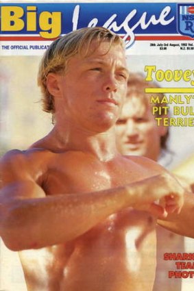 Toovey on the cover of the July 28, 1993 issue of Big League.