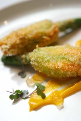 Zucchini flowers.