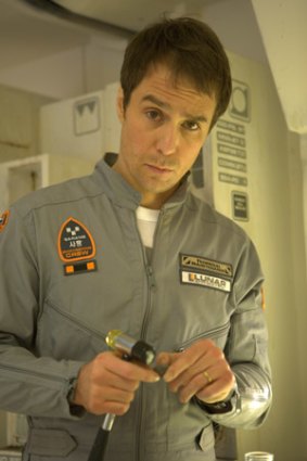 Sam Rockwell &#133; on his own and on a three-year lunar contract.