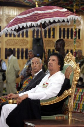 The late dictator's lavish lifestyle did not enamour him to the Libyan people.