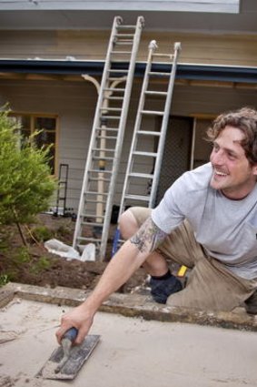 Landscaper Charlie Albone takes a clear vision of his changes into the renovation.