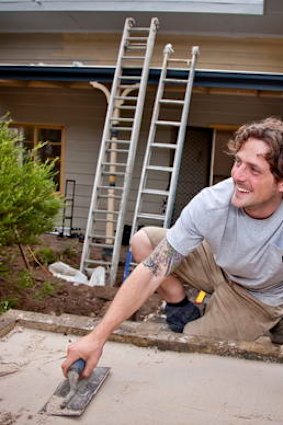 Landscaper Charlie Albone takes a clear vision of his changes into the renovation.