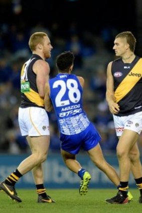 The Tigers have been slack at shutting out opposition sides' breaking away from stoppages. 