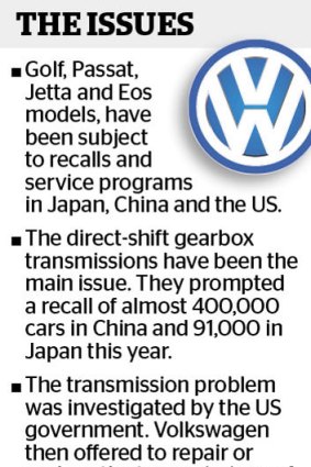 Issues with Volkswagen.