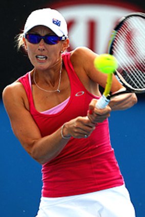 Anastasia Rodionova, out in first round.