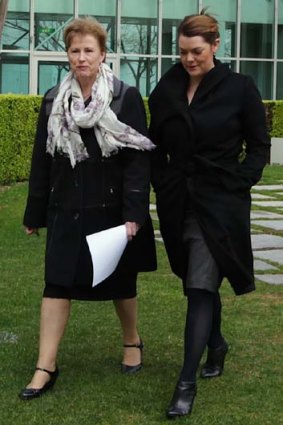 Greens senators Christine Milne and Sarah Hanson-Young.