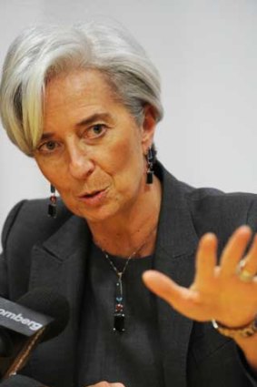French Finance Minister Christine Lagarde