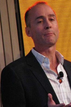 Samsung Australia's vice-president of telecommunications, Tyler McGee.