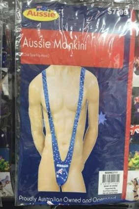 Some unusual patriotic merchandise has made its way on to shop shelves.