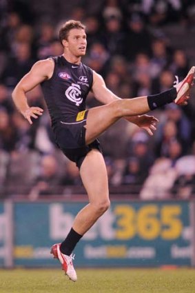 Lachie Henderson in action.