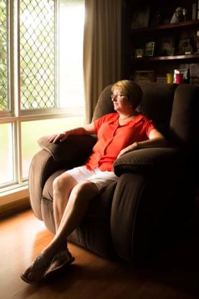 Rare diagnosis: Sue Stewart, of Darwin, has to fly to Melbourne for cancer treatment.