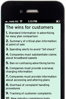 Accompanies story on changes to telco laws, July 12, 2012