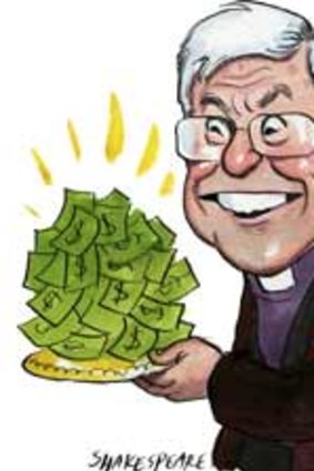 The investment arm of Peter Jensen's diocese has posted a profit.