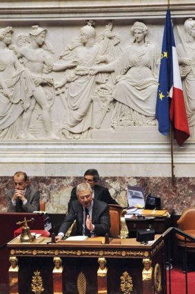 Declined to use the scrambling device ... the French National Assembly's Speaker, Claude Bartolone.