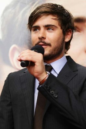 Zac Efron arrives at the Australian premiere of <i>Charlie St Cloud</i>.