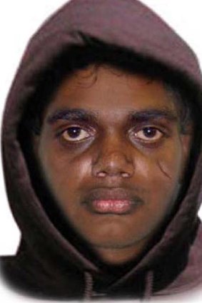 A comfit of one of the men suspected of an attempted abduction near the Princess Alexandra Hospital.