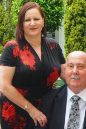 Retired Detective Inspector John Kapetanovski and his wife Margaret Lewis, December 2011.