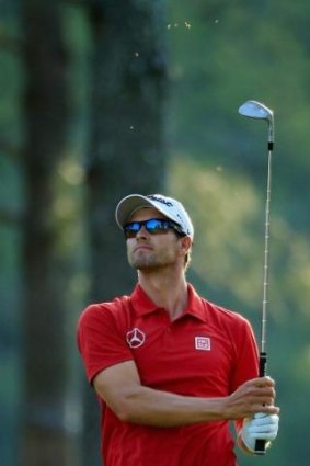 High hopes: Australia's Adam Scott is in a strong position heading into the third round.