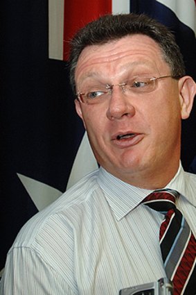 Gary Hardgrave, photographed in 2007 when he was a federal minister.