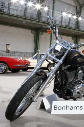 Heaven's angel: The 1,585cc Harley Davidson Dyna Super Glide.