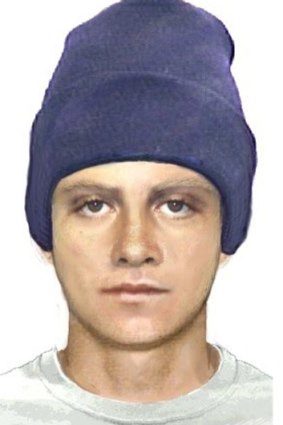 A digital likeness of the West Footscray  flashing suspect.