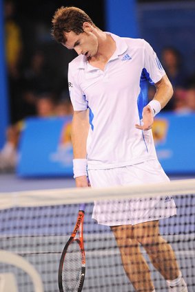 Opportunities lost ... Andy Murray will rue some key moments in the match.