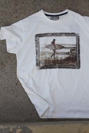 The Lowes T-shirt featuring Naomi Frost's photograph.