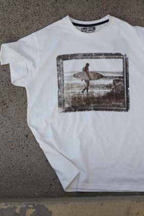 The Lowes T-shirt featuring Naomi Frost's photograph.