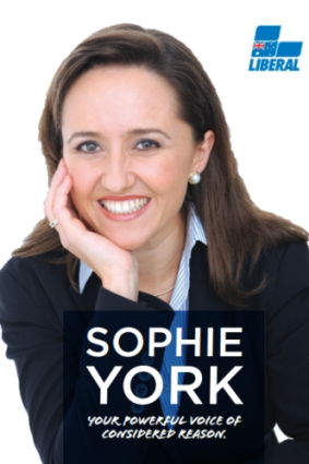 Marriage Alliance spokeswoman Sophie York has ties to the Liberal Party.
