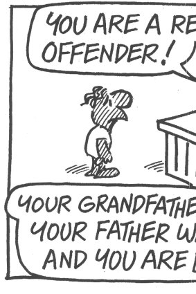 This cartoon won Tandberg a Walkley in 1997.