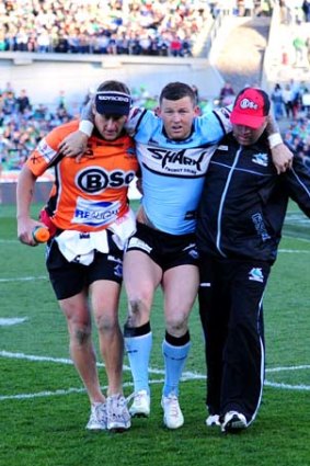 Back in training ... Todd Carney.
