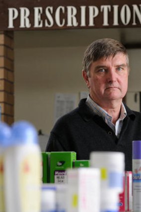 Mortlake pharmacist Stuart Baker resigned from the Pharmacy Guild of Australia after the Blackmores deal was struck.