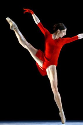 On show: A dancer from Les Ballets de Monte Carlo.