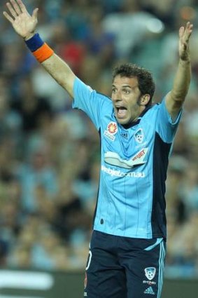Doing it all: Alessandro Del Piero will captain Sydney FC this season.