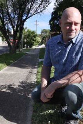 Peter Russell, who claims to have seen a large cat-like creature in Oliver Street, Riverstone.