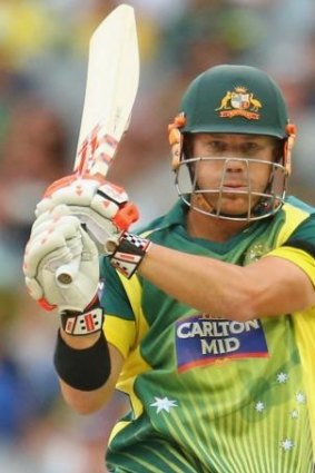 David Warner will wield willow for Australia in the quest for the World Cup. 