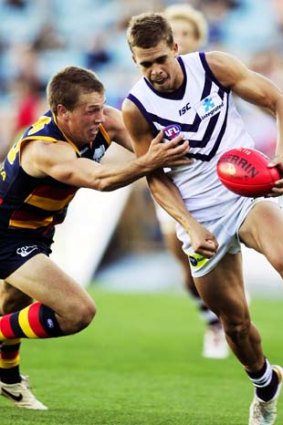 Running in the family: Fremantle's Stephen Hill may be joined in the AFL by younger brother Brad.