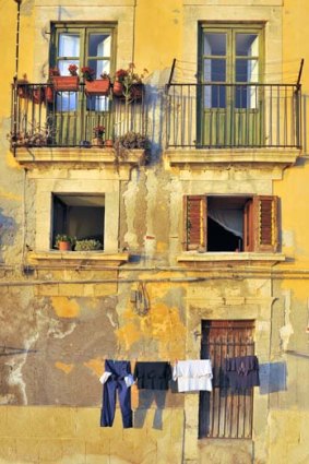 Quaint charm: A street in Syracuse, Sicily, Italy.