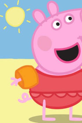 Porky power: A scene from the hugely popular <i>Peppa Pig</i>.