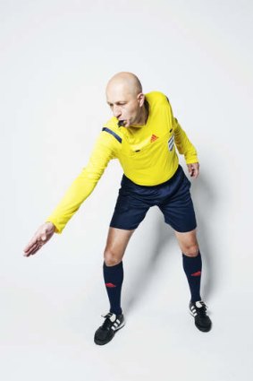 A-League referee Strebre Delovski.