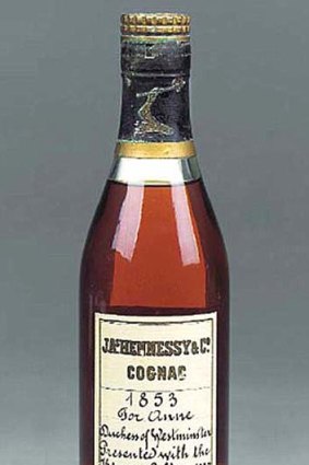 The $28,000 bottle of cognac ordered with lunch.